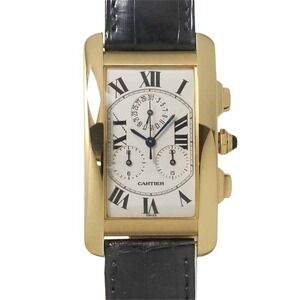 Cartier Tank American Chrono Reflex Perpetual Calendar W2601156 18K Yellow Gold